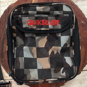 Quiksilver Checkered Camouflage Lunch Bag
